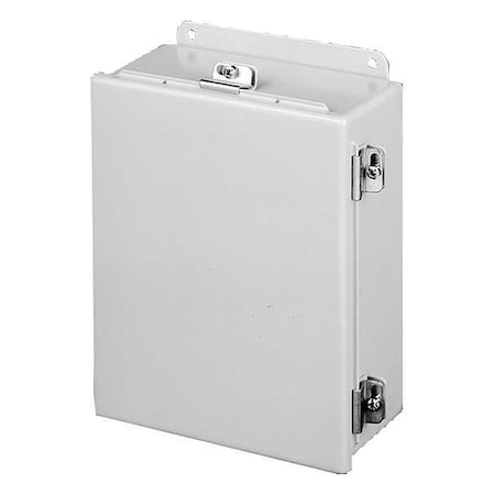 Screw Down Clamps Electrical Enclosures, 6 in H, 4 in D, 6 in W, 12, 13, 4, Steel