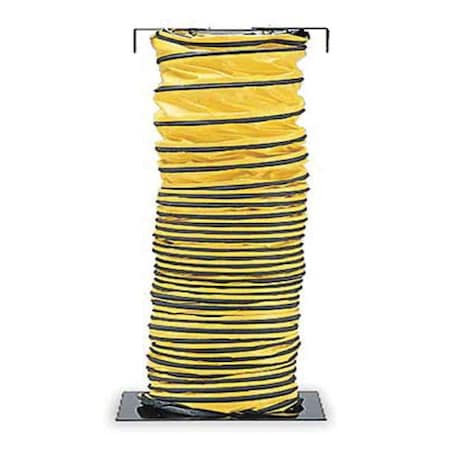 Ventilation Duct,25 ft.,Black/Yellow