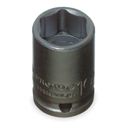 1/4 in Drive Impact Socket Standard Socket, black oxide,5.5 mm