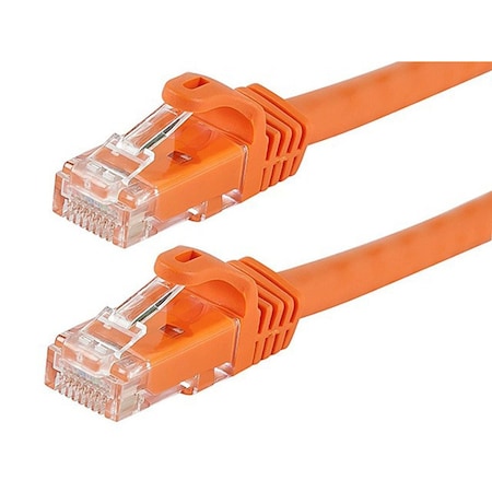 Ethernet Cable,Cat 6,Orange,10 ft.