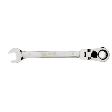 Williams Ratcheting Combo Wrench,Flex-Head,5/16"