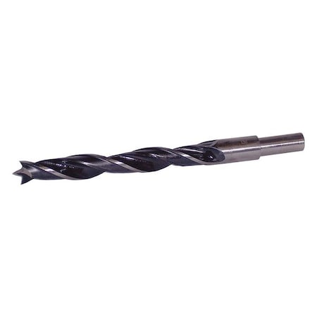 Brad Point Drill Bit, HSS, 1/2 in.