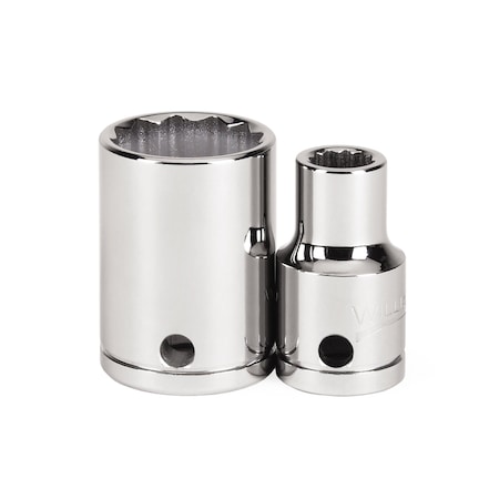 1/2" Drive, 9/16" SAE Socket, 12 Points, Standard ,9/16,1/2" Dr.