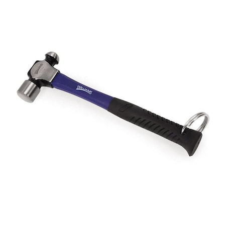 Williams 16 oz. Ball Peen Hammer, Fiberglass Handle