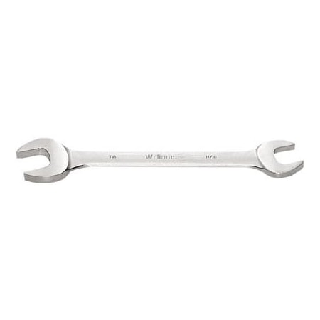 Williams Wrench,Open End,1-1/8x1-3/16",Stn Chrome