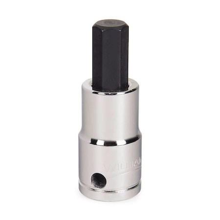 1/2" Dr, 5/8" Size, SAE, Hex Bit Socket, 6-Points