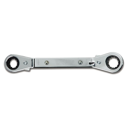 Williams Ratcheting Box Wrench, 1/4" x 5/16"