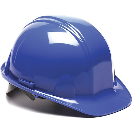 Hard Hat, SL, Polyethylene, 4 Point Pinlock, Type 1, Class E, Blue
