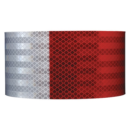 Reflective Gate Arm Tape,Red/White
