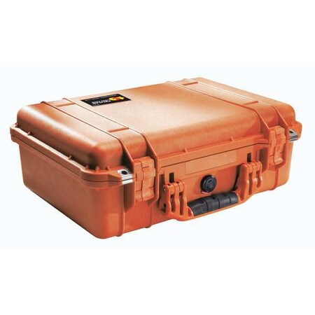 Orange Protective Case, 18-1/2"L x 14.06"W x 6.93"D