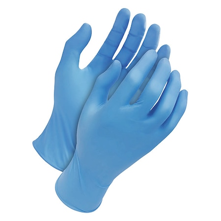 88-1-7800, Disposable Gloves, 3 mil Palm, Nitrile, Powder-Free, S, 100 PK, Blue