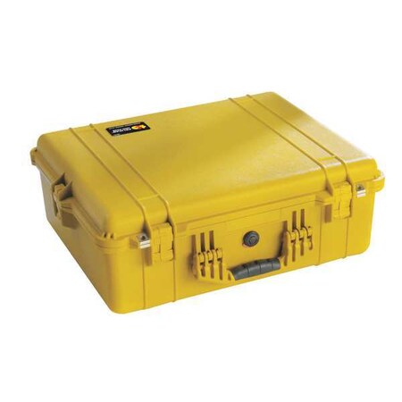 Yellow Protective Case, 24.39"L x 19.36"W x 8.79"D
