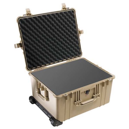 Desert Tan Protective Case, 24.76"L x 19.5"W x 13.9"D