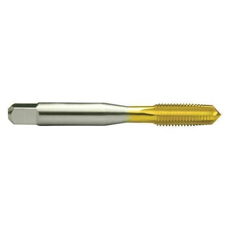 Straight Flute Hand Tap, M14-2.00, Bottoming, 4 Flutes, Metric Coarse
