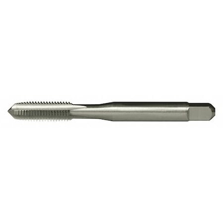 Straight Flute Hand Tap, 5/16"-18, Plug, 4 Flutes, UNC