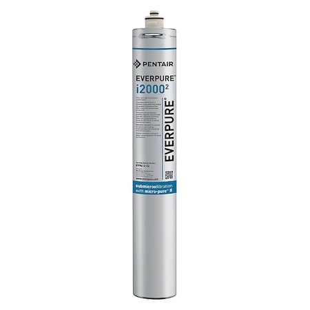 Replacement Ice Maker Quick Connect Filter, 0.5 micron, 1.7 gpm, 9000 gal, 20-3/4 in H