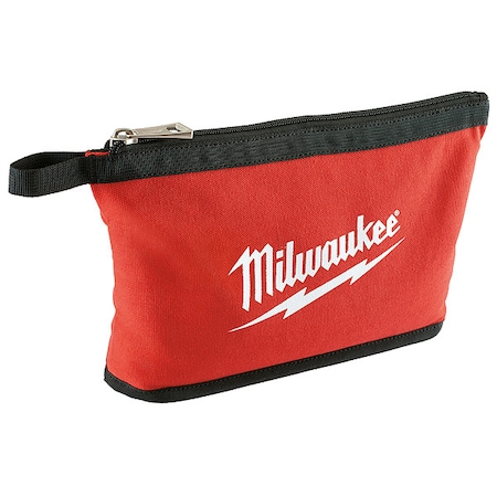 Tool Pouch, Black, Red, Canvas, 1 Pockets