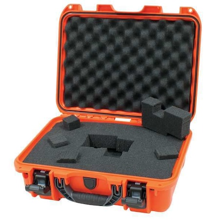 Orange Protective Case, 16.7"L x 13.4"W x 6.8"D