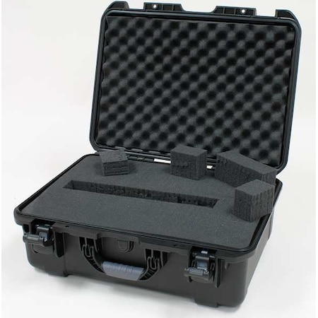Black Protective Case, 21.7"L x 16.9"W x 8-1/2"D