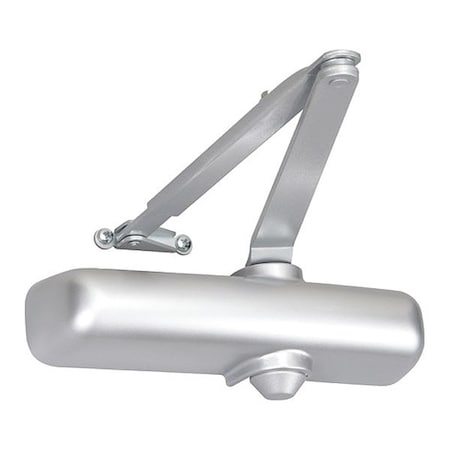 Manual, Hydraulic, Norton 1700, Door Closer, Heavy Duty Interior and Exterior, Gray