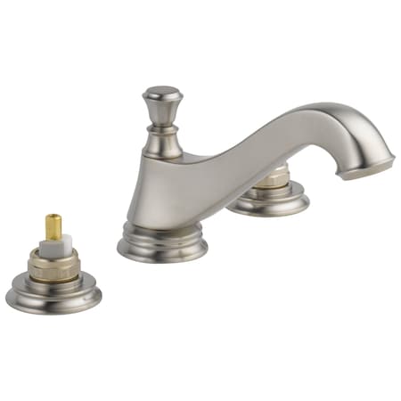 3-hole 6-16" installation Hole Widespread Lavatory Faucet, Stainless