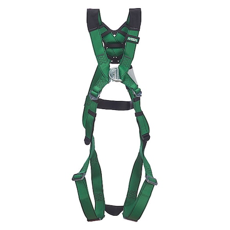 V-FORM(TM) Safety Harness Fall Protection Harness, Standard (M/L), 400 lb, Quick-Connect Chest/