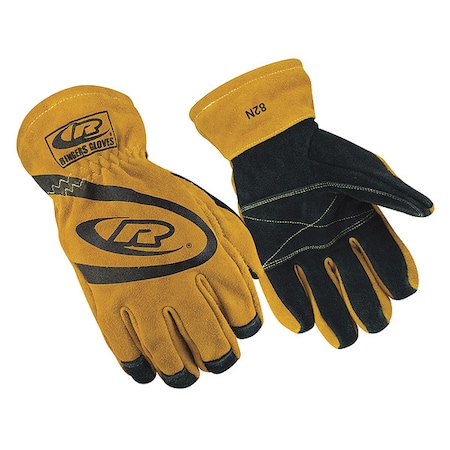 Firefighters Gloves,Gauntlet Cuff,XL,PR