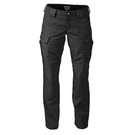 Women's Tactical Pants, 18, Black, 35% Cotton, 65% Polyester
