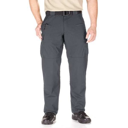 Men's Tactical Pants, L, Charcoal, 41% Flex-Tac(TM)/24% Polyester/35% Cotton, Flex-Tac(TM) Ripstop