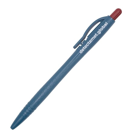Economy Retractable Pen,Red Ink,W/Clip,PK50