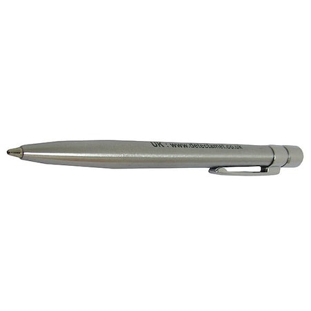 Metal Case Pen,Black Ink,W/Clip,PK50