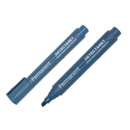 Metal Detectable Permanent Marker, Black Color Family, 10 PK