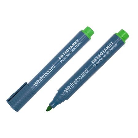 Detectable Dry Erase Marker Set,Round Barrel,PK10