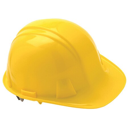 Hard Hat, SL, Polyethylene, 4 Point Pinlock, Type 1, Class E, Yellow