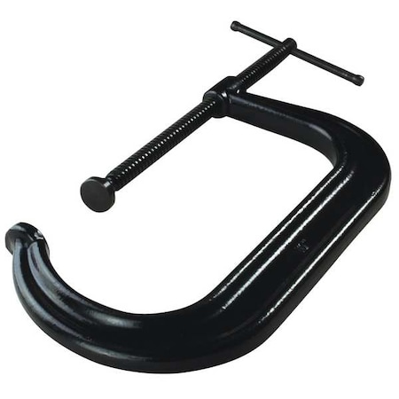 C-Clamp,10 in Maximum Opening,Black