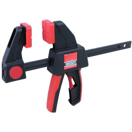 Trigger Clamp, Plastic Handle and 3 1/8 in Throat Depth