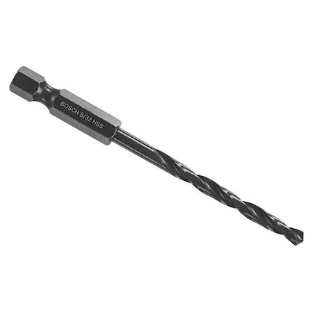 Impact Drill Bit,5/32" Size,3-1/8" L