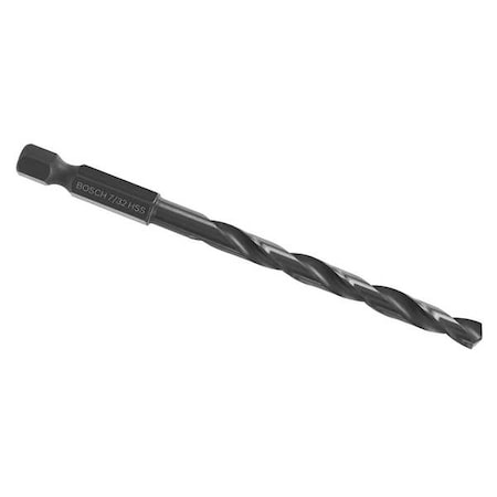 Impact Drill Bit,7/32" Size,3-3/4" L