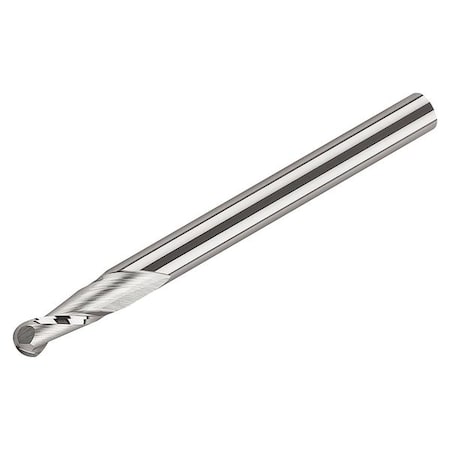 Carbide End Mill,Dia 2.0mm,Cut L 6.0mm