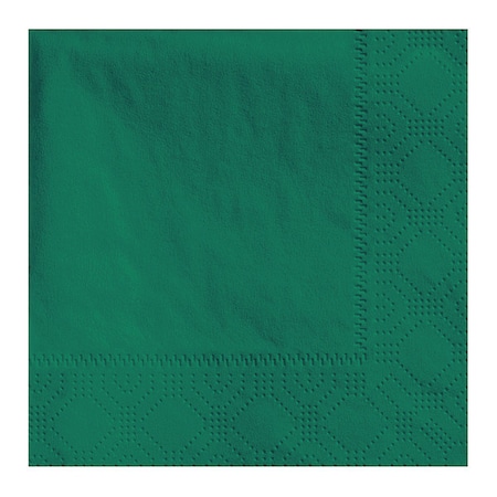 Green Beverage Napkin, 2Ply, 1/4Fold, PK250