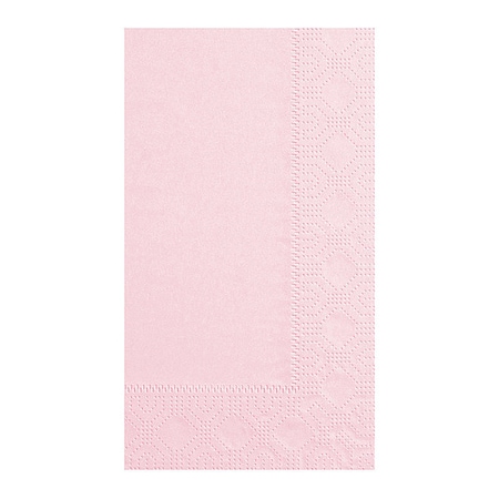 Pink Dinner Napkin,2 Ply,1/8 Fold,PK125
