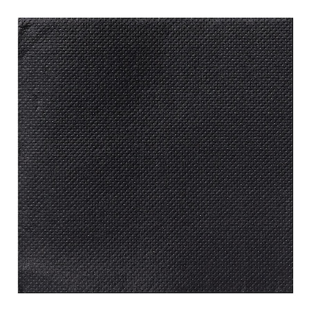 4" FashnPoint Black Beverage Napkins,PK100