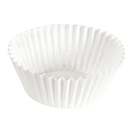 Fluted Bake Cup,5",White,PK500