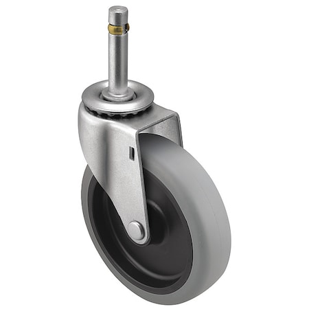 4" X 15/16" Non-Marking Polyurethane Swivel Caster, No Brake, Loads Up To 150 lb