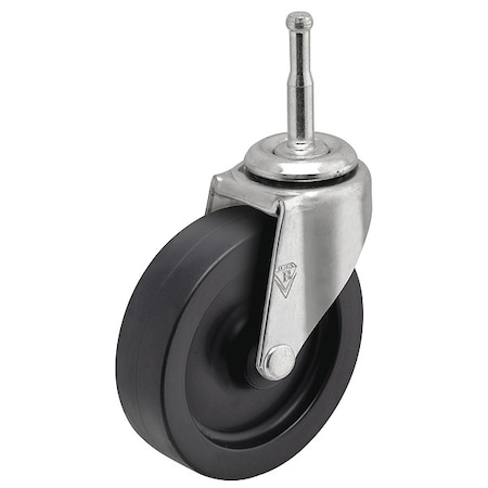 3" X 13/16" Non-Marking Polyolefin Swivel Caster, No Brake, Loads Up To 120 lb