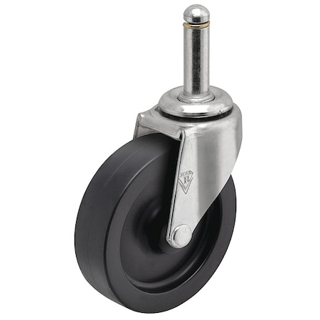 3" X 13/16" Non-Marking Polyolefin Swivel Caster, No Brake, Loads Up To 120 lb