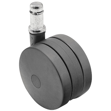 75mm Non-Marking Nylon Swivel Caster, No Brake, Loads Up To 165 lb
