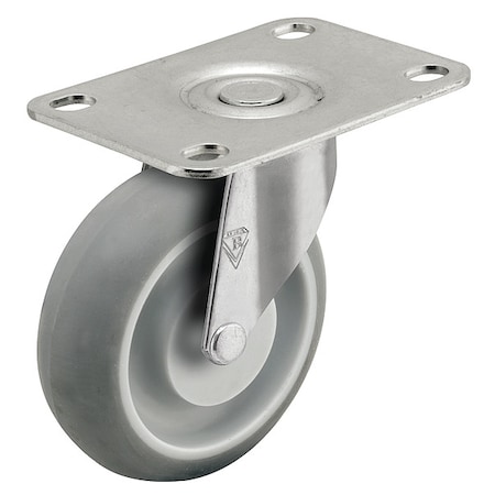 3" X 13/16" Non-Marking Monotech (Donut) Swivel Caster, No Brake, Loads Up To 120 lb