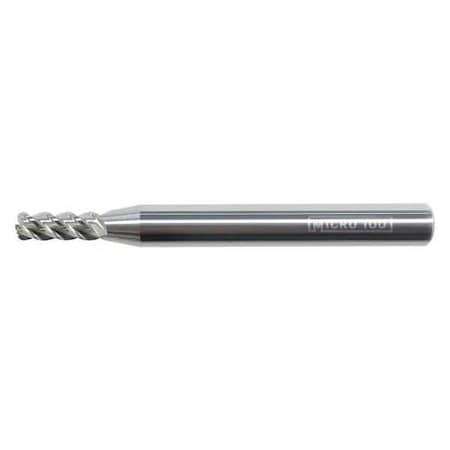Carb End Mill, 4.00mm, 4FL, CC, Uncoated