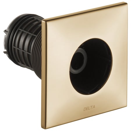 Faucet Square Body Spray Trim, Flush, Champagne Bronze